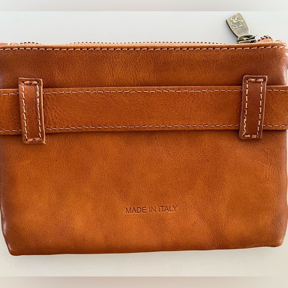 Pratesi Firenze - Italian Leather Studded
Belt Bag Fanny Pack Tan Brown Caramel - Picture 6 of 13